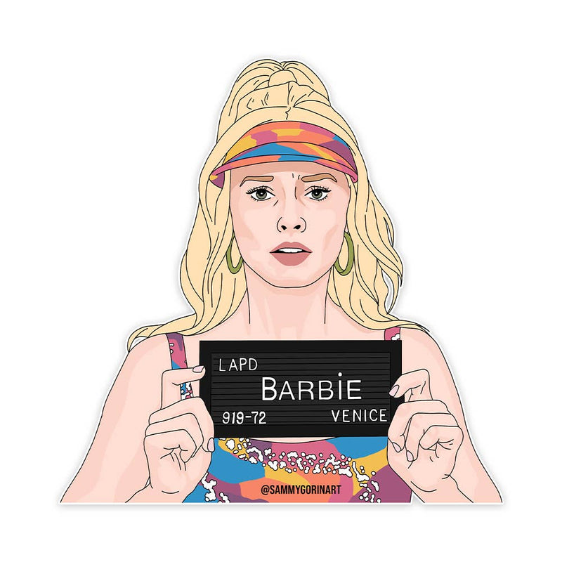 Sticker | Barbie Arrest- Margot Robbie Sticker | Sammy Gorin