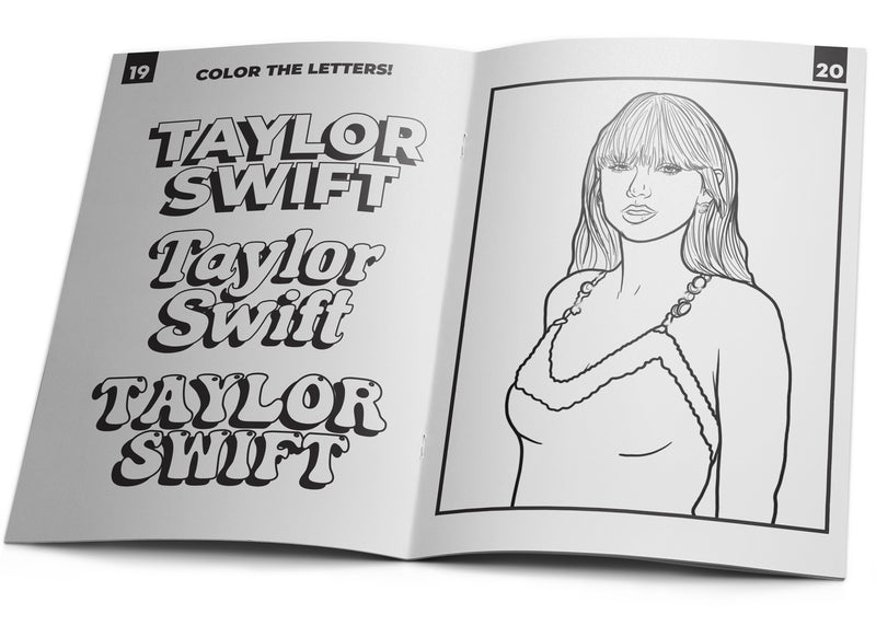 Activity Book | Taylor Swift Activity Book | Studio Soph