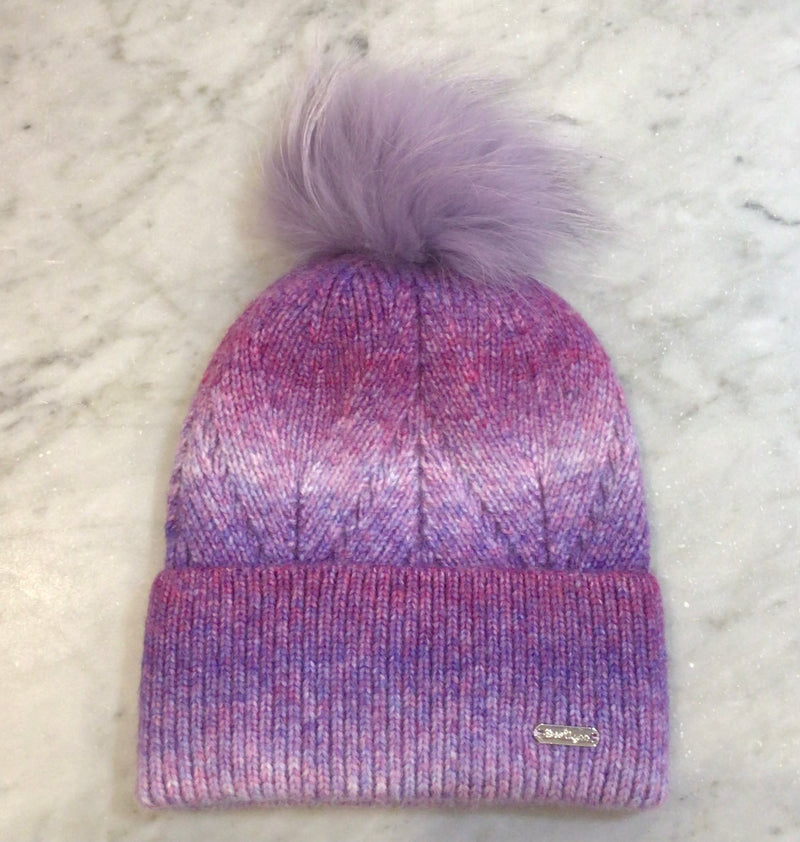 Girls Hat | Ombre with Cuff- Purple  |Bari Lynn Accessories