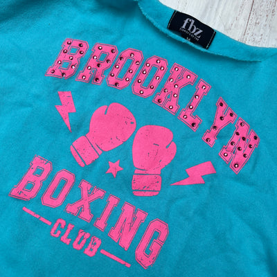 Tween Tops | Sweatshirt - Brooklyn Boxing | Flowers by Zoe