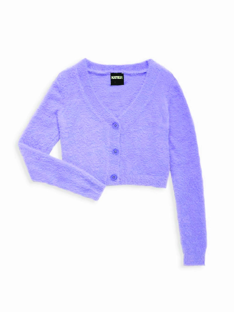 Tween Sweaters | Mara Lilac Cardigan | Katie J NYC