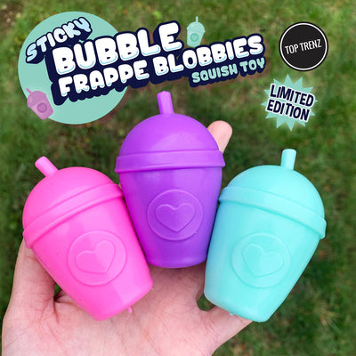 Squish Toys | Sticky Bubble Frappe Blobbies | Top Trenz