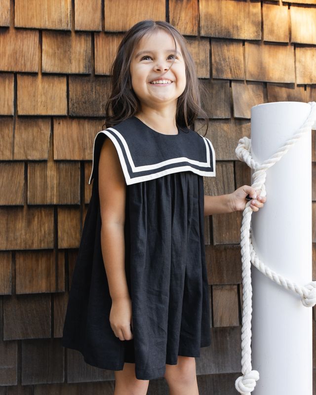 Girls Dresses | Sailor Dress - Black
