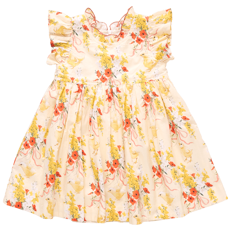 Girls Dresses | Jennifer- Yellow Chicks