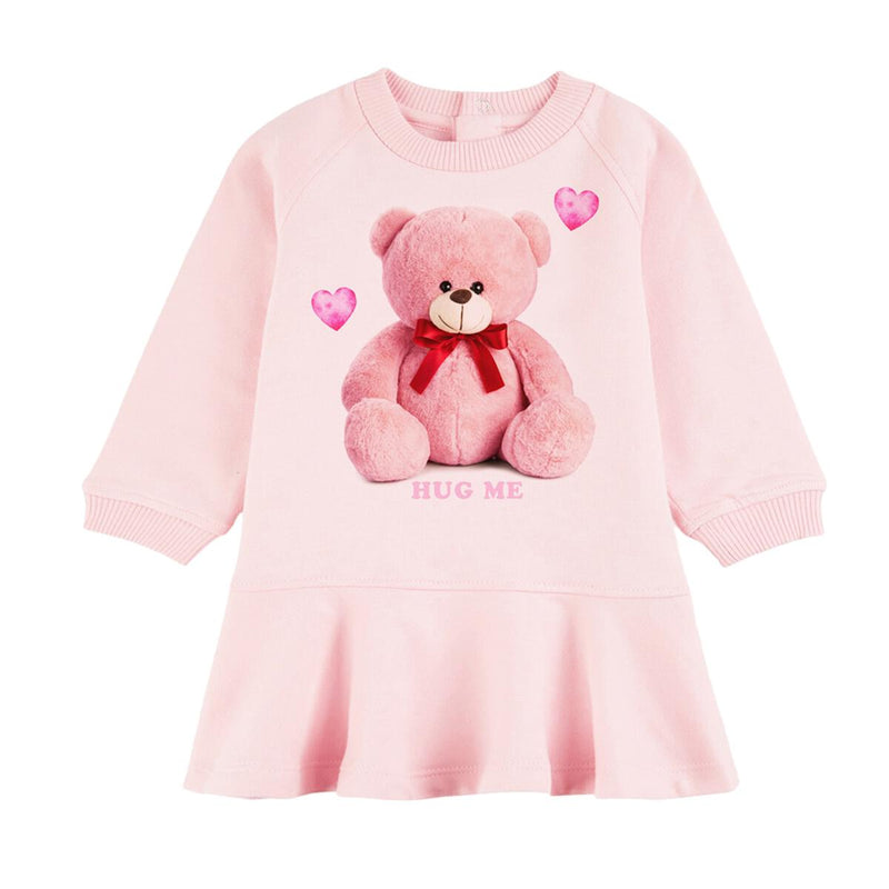 Girls Dress | Drop Waist - Teddy bear | Rock Your Baby