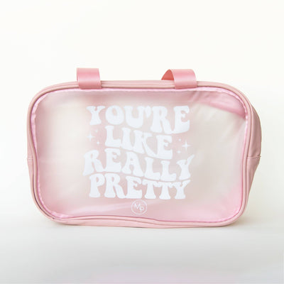 Cosmetic Bag | You're Like Really Pretty - Large | Modern Piggy