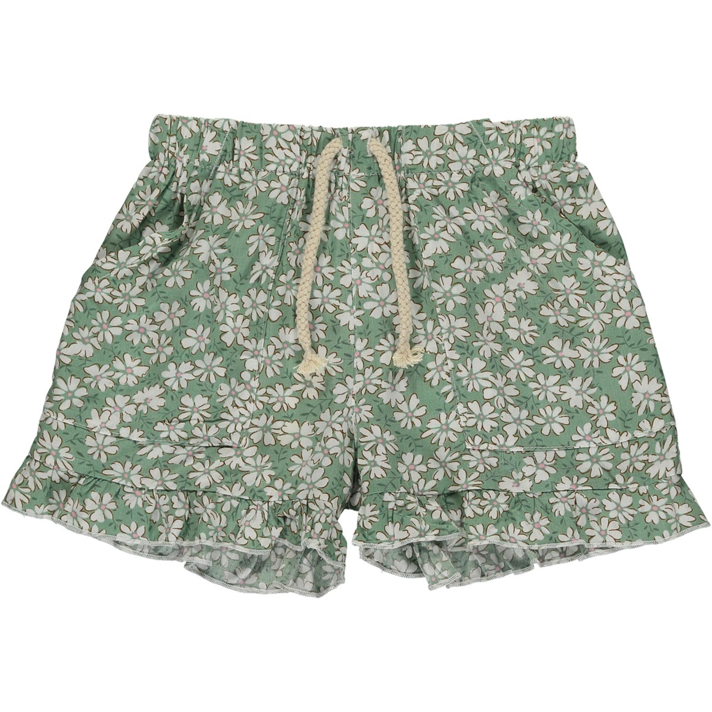Green Daisy Shorts