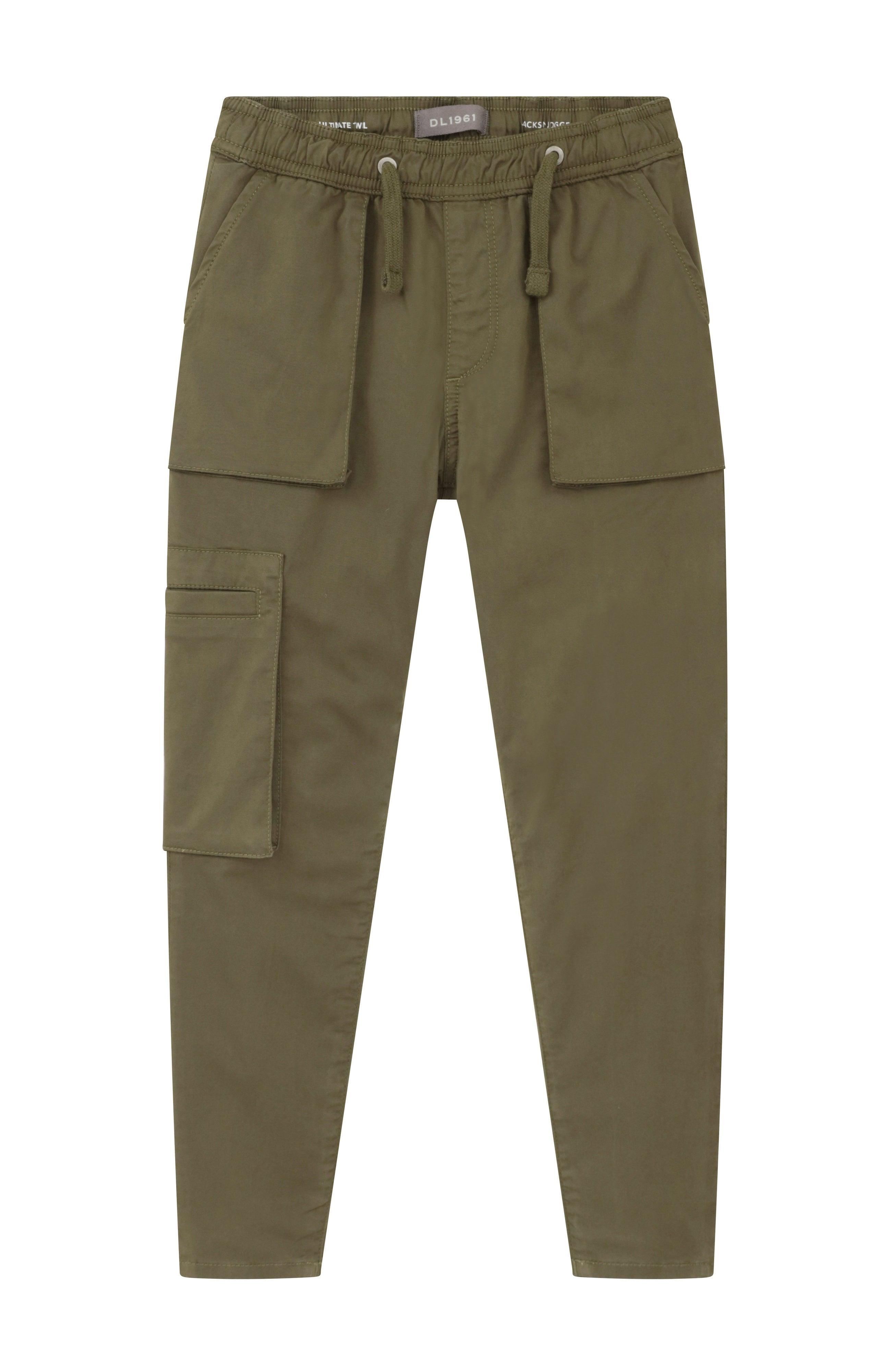 DL1961 Kids Jackson Camouflage Joggers in Green