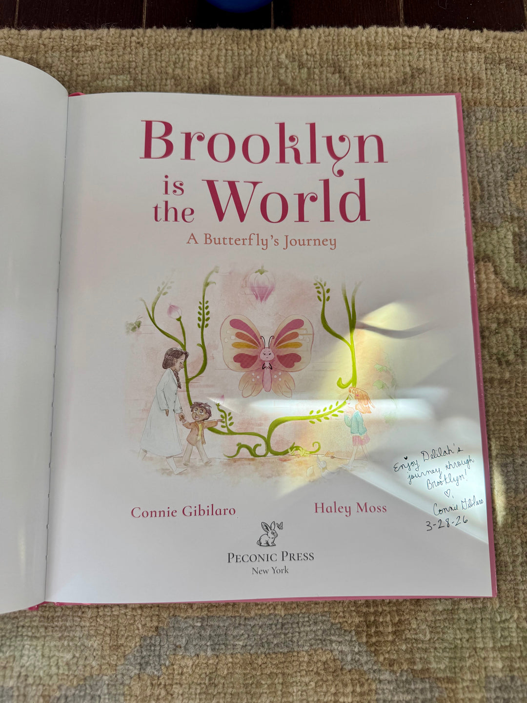 Now In-Store: Signed Copies of Brooklyn Is the World by Local Author Connie Gilbaro