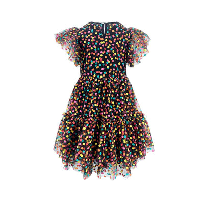 Girls Dresses | Black Funfetti Surprise Dress | Lola and The Boys