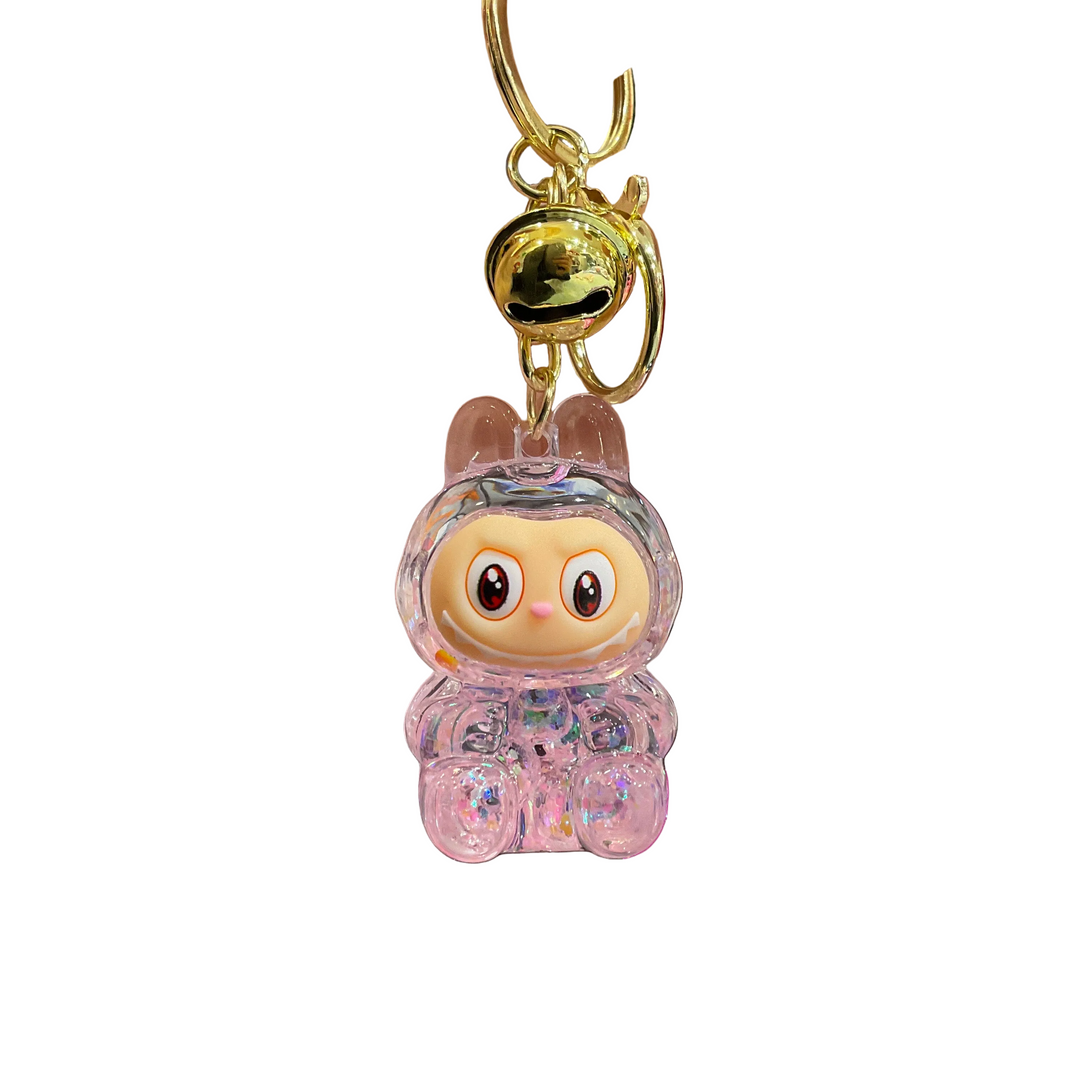 Key Chain | Labubu Inspired Key Chain - Light Pink| Little Trendy