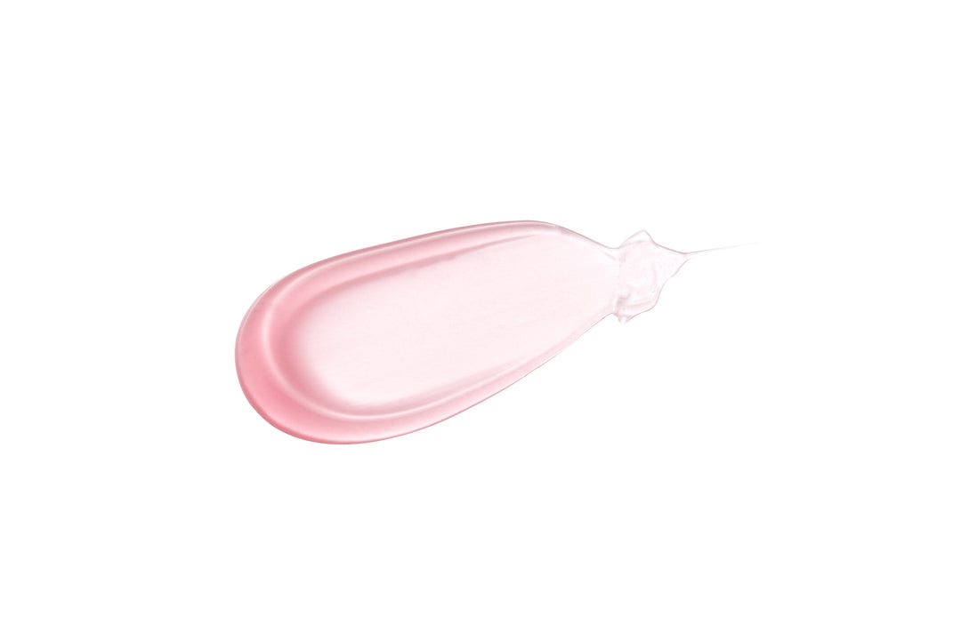 what the pink lip gloss looks like out of the tube, sheer pink finish