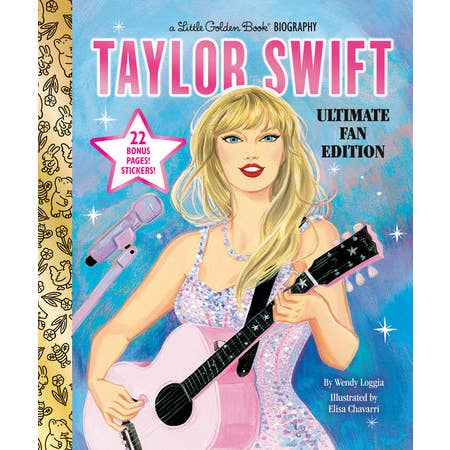 Little golden book that features Taylor Swift in an ultimate fan edition 