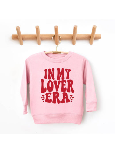 Girls Sweatshirt | Taylor Swift In My Lover Era Pink Sweatshirt  | The Babe Co.