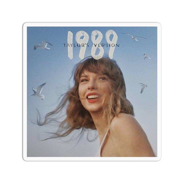 Vinyl Sticker | Taylor Swift Album Cover: 1989 Taylors Version | Girls Printing House