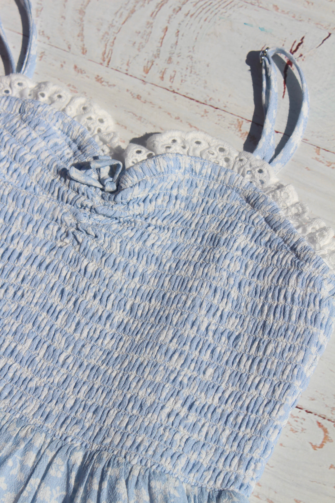 Tween Dresses | Dana Dress- Blue Ditsy Floral | Katie J NYC