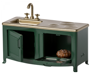 Heirloom Toy | Mouse Kitchen- Green | Maileg