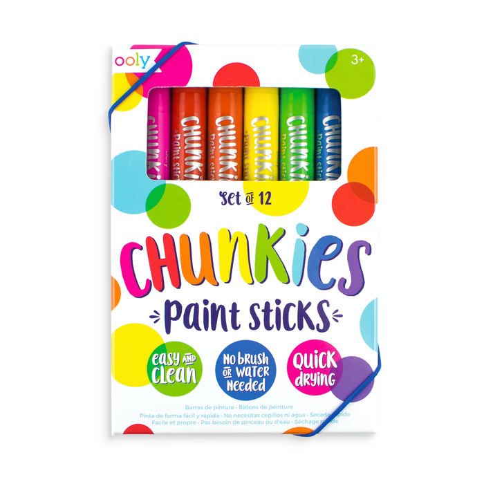 Paint Sticks | Chunkies- Set of 12| Ooly