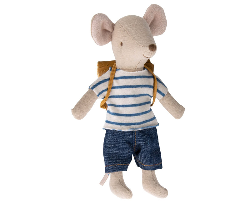 Doll | Tricycle Mouse, Big Brother with Bag | Maileg