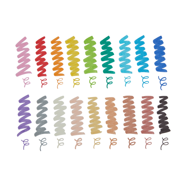 samples of the different colors drawn for you to see what each marker looks like. 