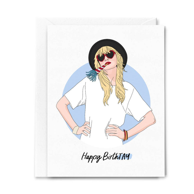 Greeting Card | Happy BirthTAY Taylor Swift Birthday Card| Sammy Gorin