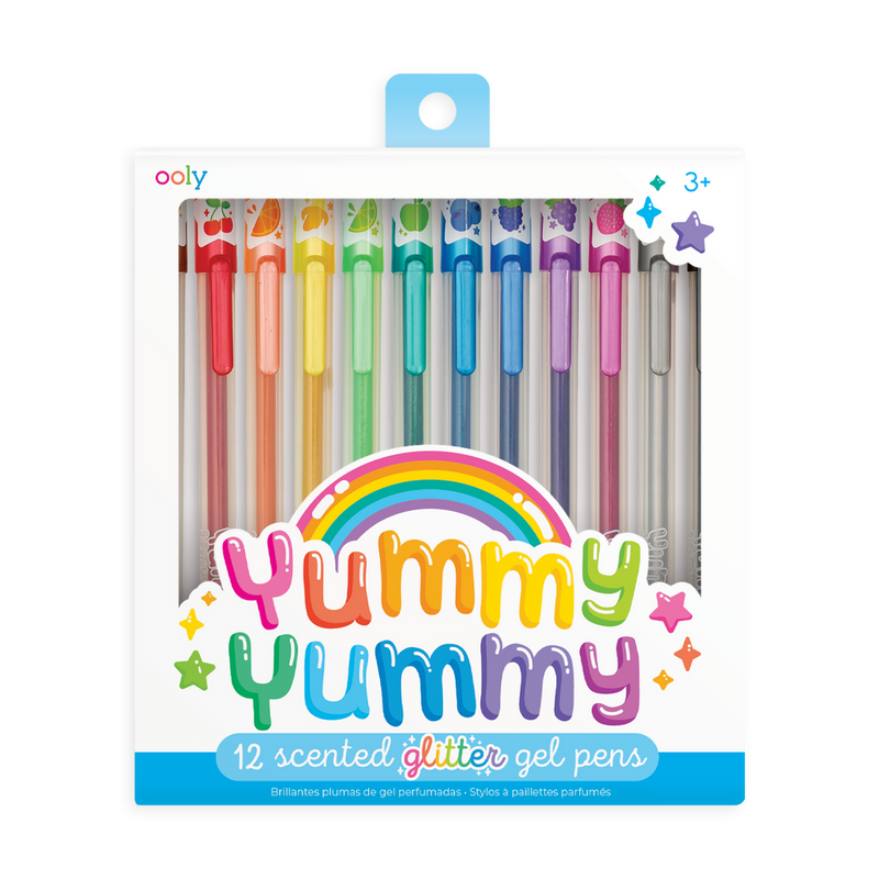 Scented Pens | Yummy Yummy Scented Glitter Gel Pens | Ooly