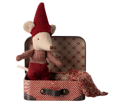 this picture shows everything the mouse comes with: blanket, mouse and suitcase. 