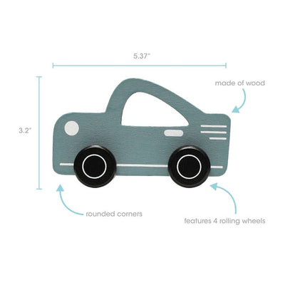 this diagram shows what each piece is made out of and which parts move like the wheels and top part being wood