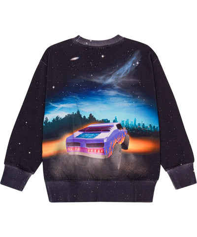 Boys Sweatshirt | Mattis-Flame Car | Molo