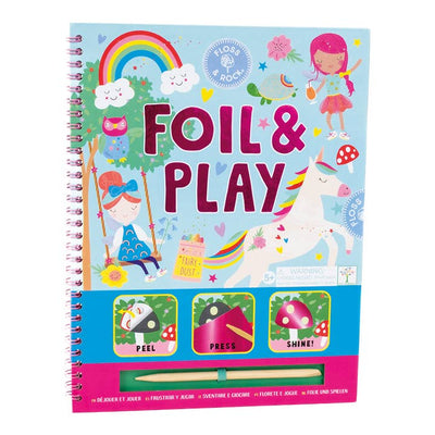 foil and play craft book with a fairy and unicorn theme