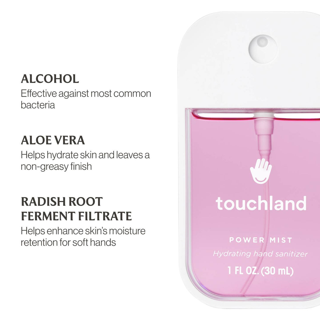 berry mist sanitizer by touchland 