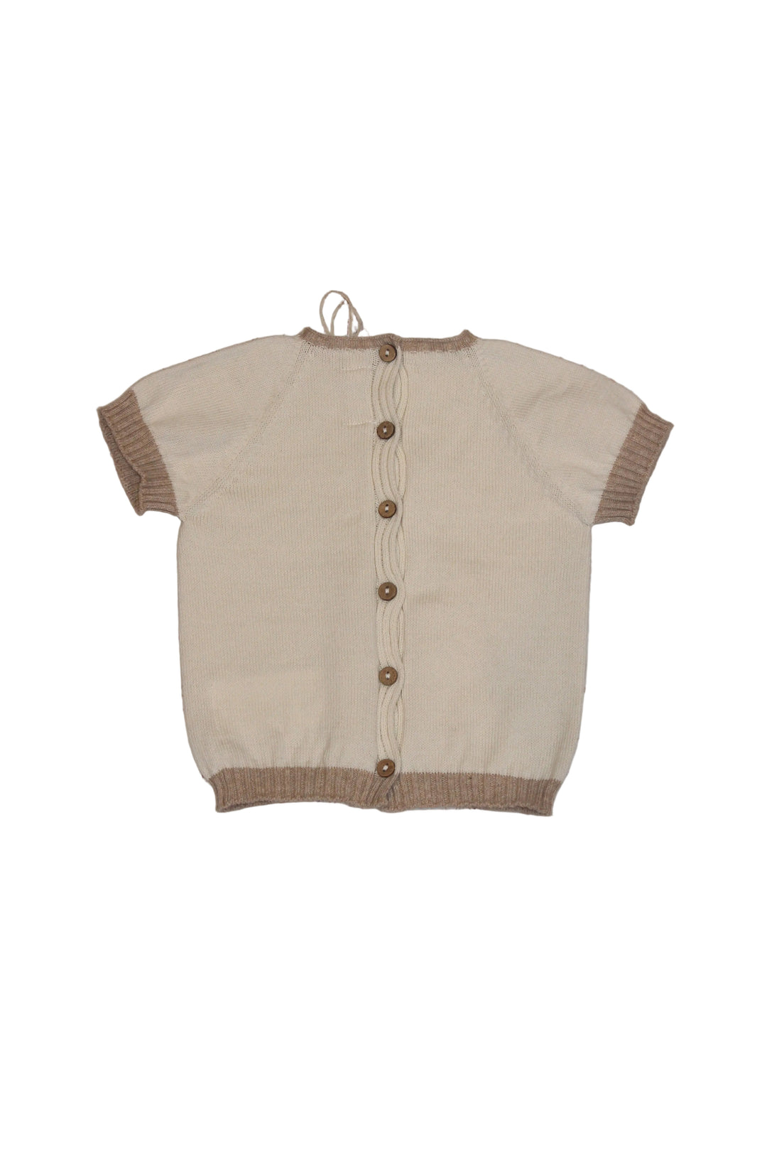 Baby Unisex Sweater|Embroidered Knit Top- Toasted Sailboat | Li and Me