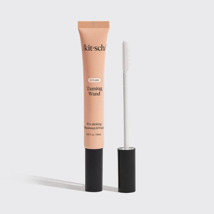 taming wand for slicking flyaways and frizz. 