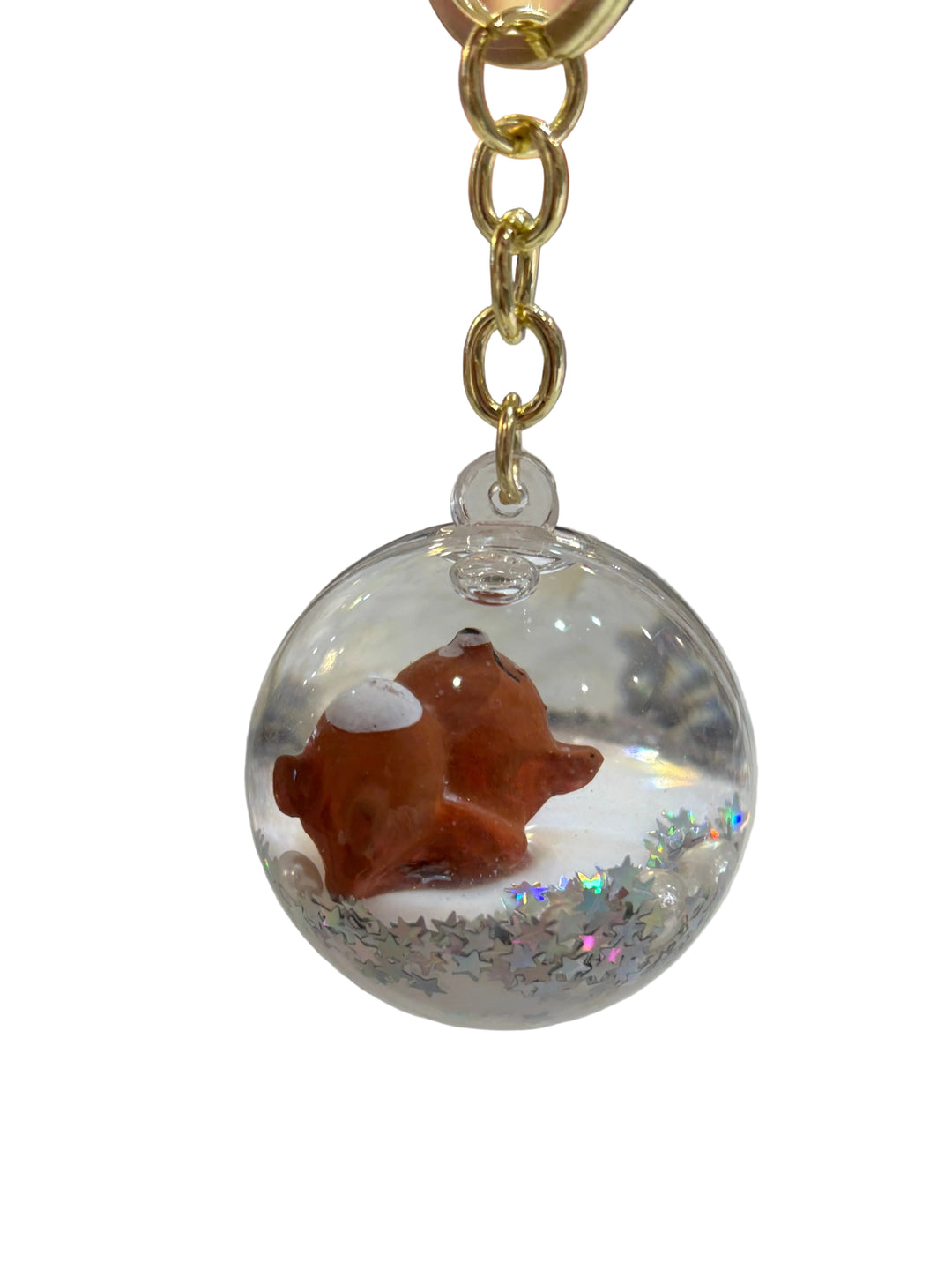 Key Chains |  Sleeping Animal Ball Keyring- Assorted | BC Mini