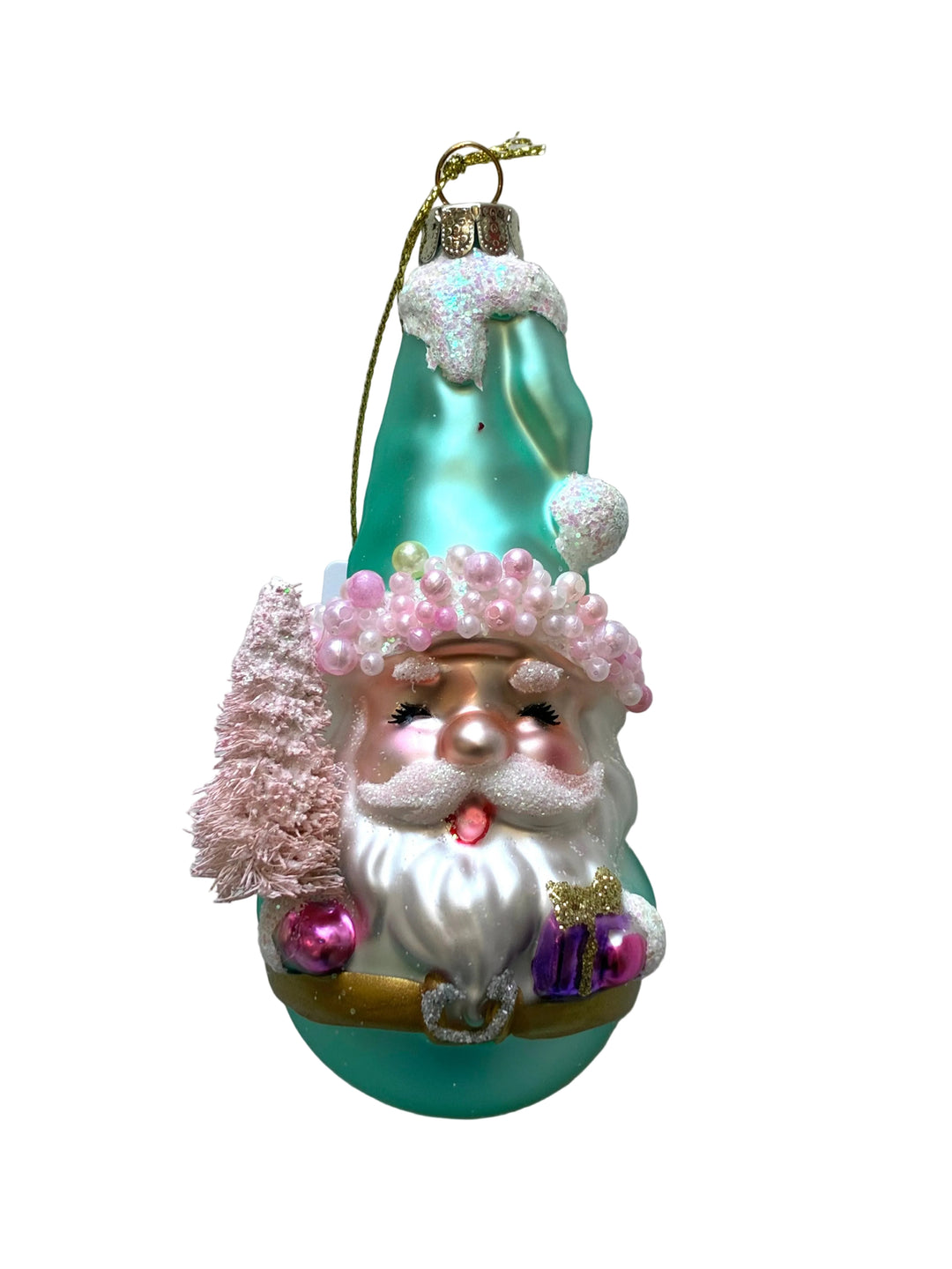 Holiday Ornaments | Santa on Ball Christmas Ornament - Assorted | One hundred 80 degrees