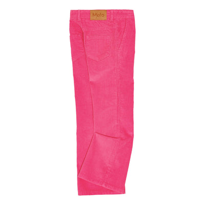 Shocking Pink Aida Corduroy Flare Pants from Molo