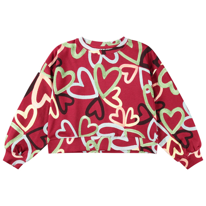 Miki Sweatshirt from Molo with Heart Print