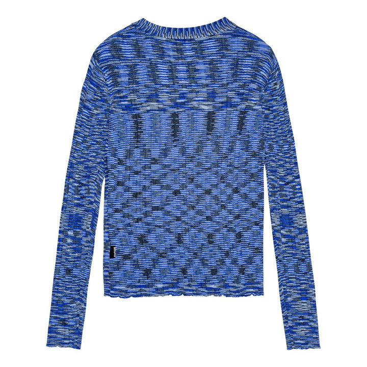 Tween Sweater | Genie Blue Mouline Cardigan | Molo