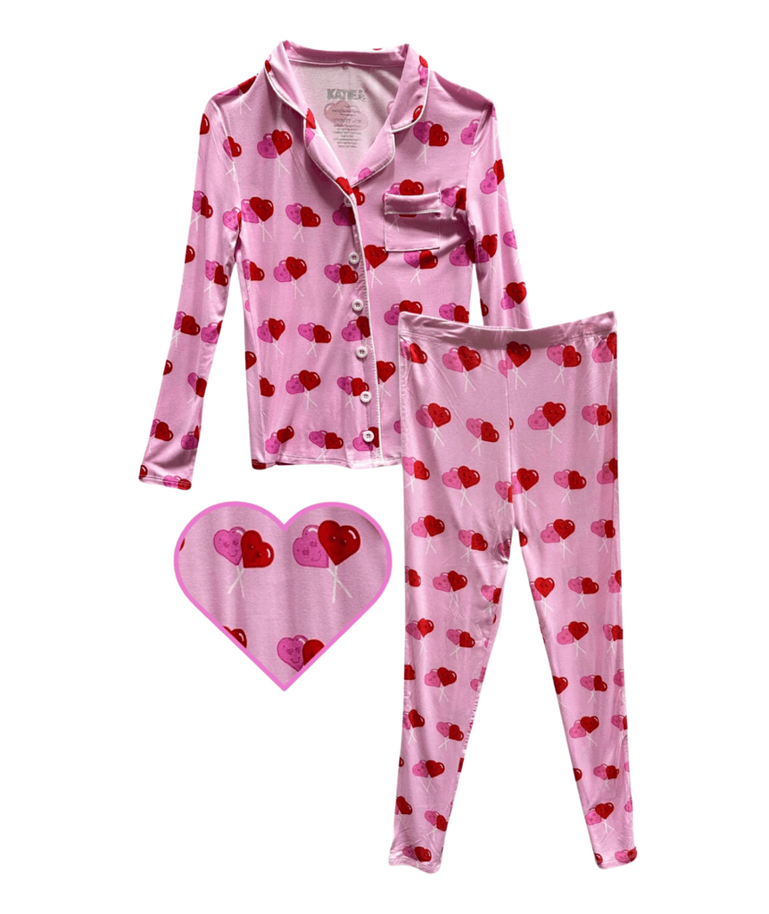 Tween Girl Sets | Maia Lounge Set - Love Lollies | Katie J NYC