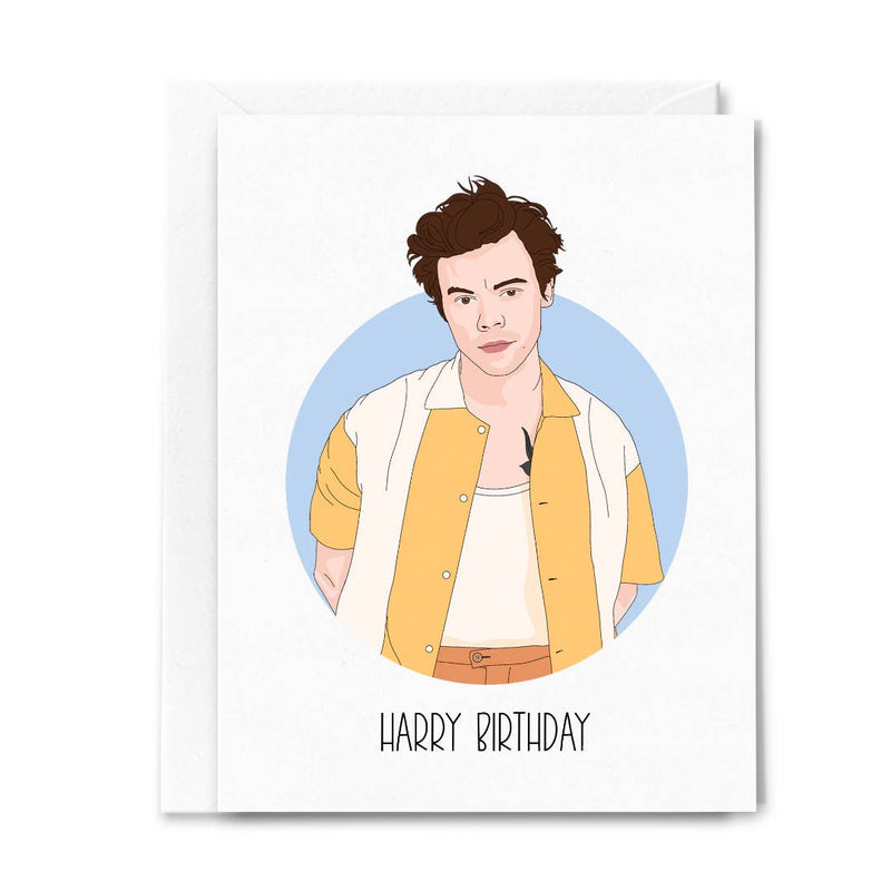 Greeting Card | Harry Styles Birthday Card | Sammy Gorin