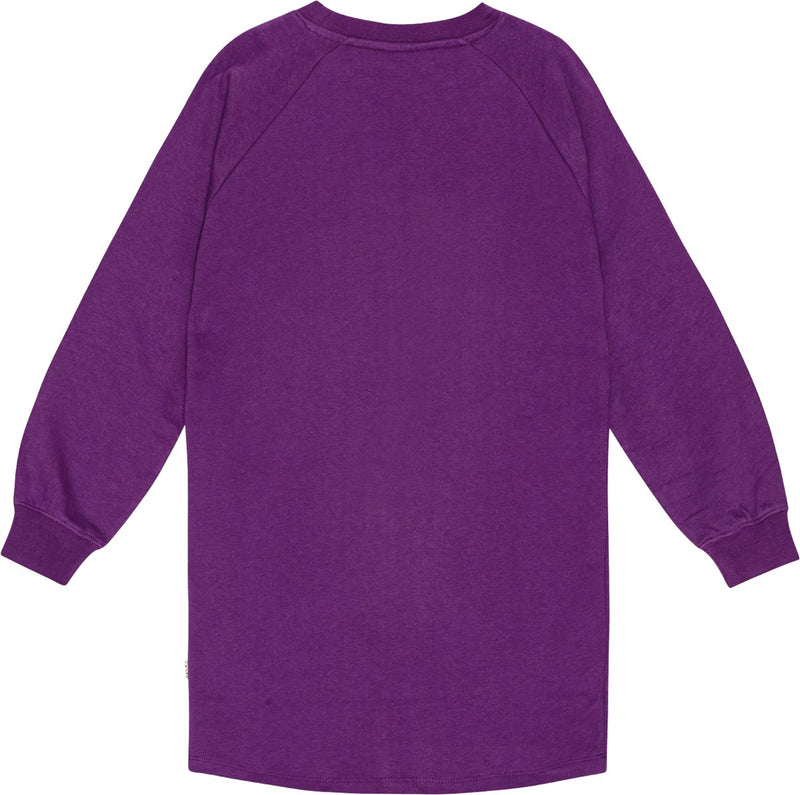 Carola Warm Purple Long Sleeve Dress 