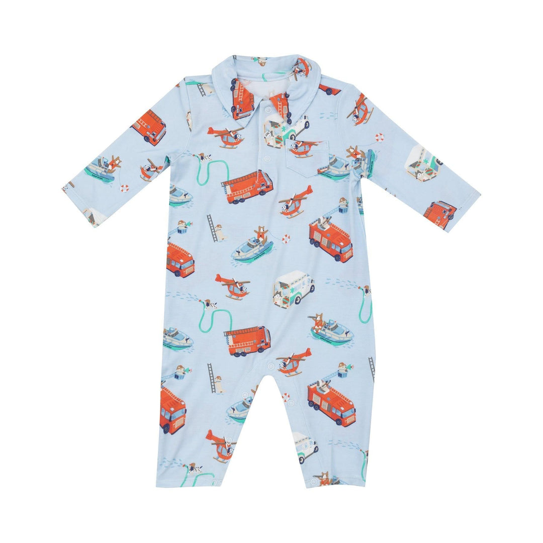 Baby Boys Jumpsuits and Rompers | Rescue Vehicle Dogs | Angel Dear
