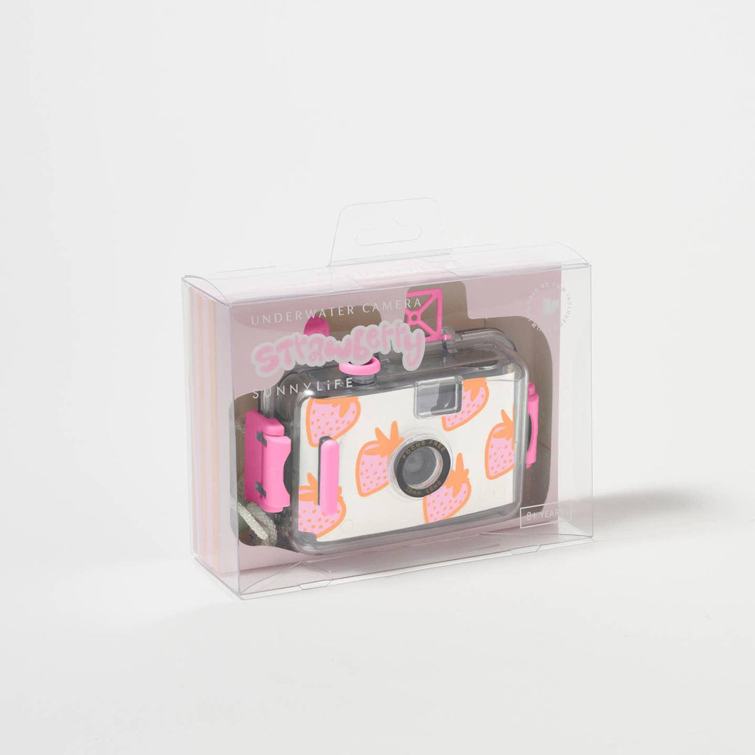 underwater camera in the plastic packaging. 