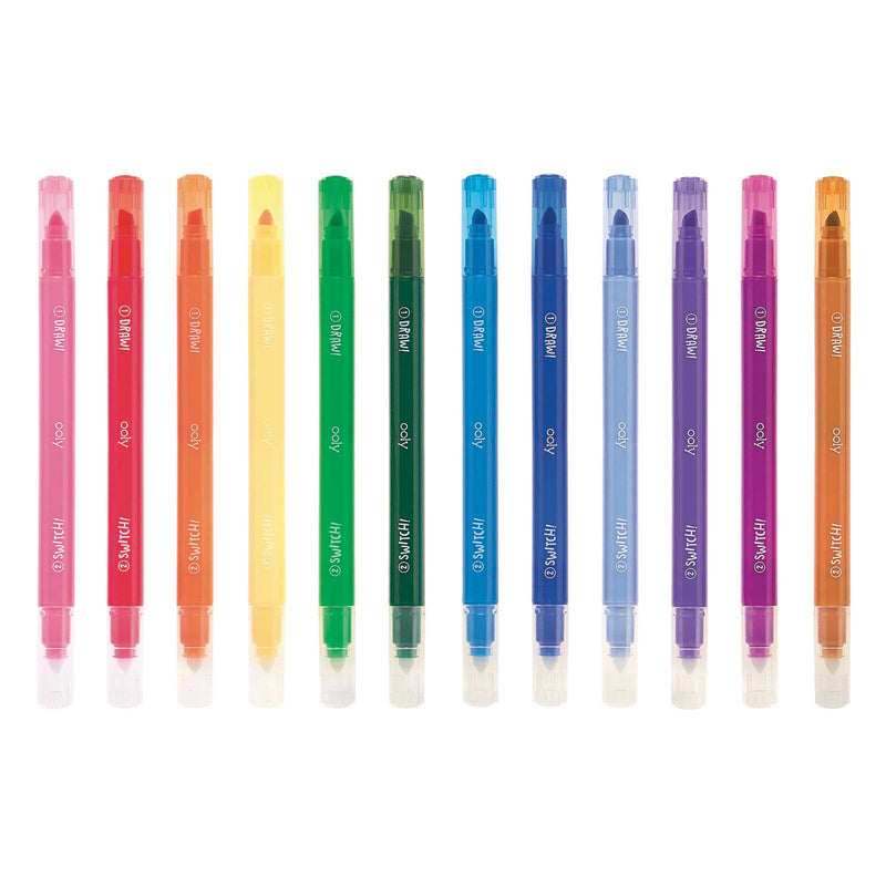 Kids Markers | Switch-eroo! Color-Changing | Ooly