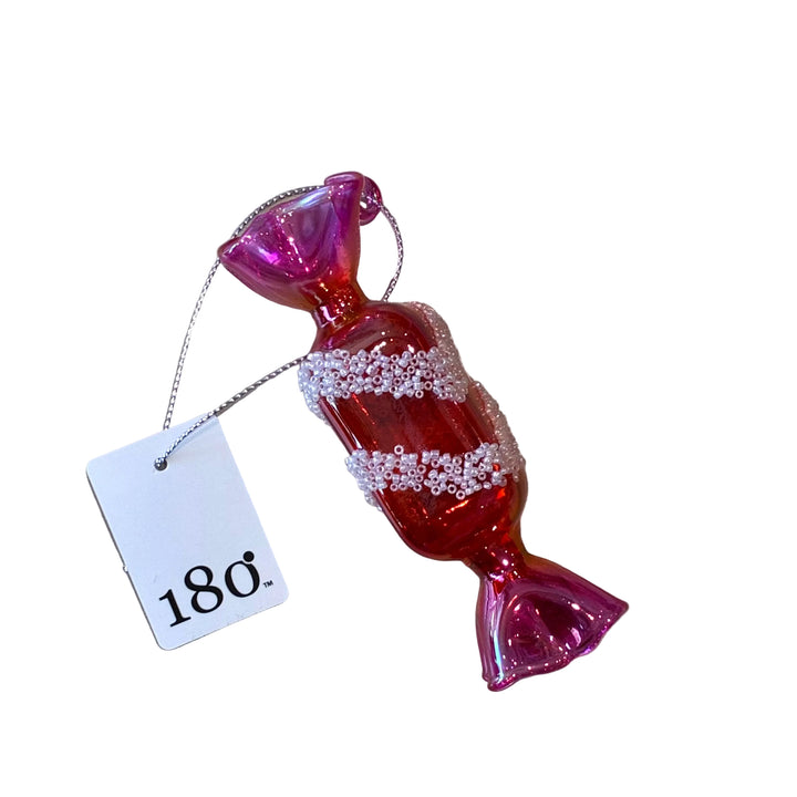 Holiday Ornament | Iridescent Candy Glass Ornaments- Assorted | One hundred 80 degrees