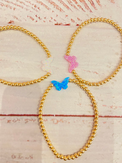 Tween Accessories | Butterfly Bracelet Assorted| Bara Boheme Jewelry