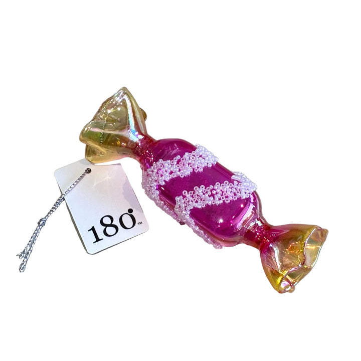 Holiday Ornament | Iridescent Candy Glass Ornaments- Assorted | One hundred 80 degrees