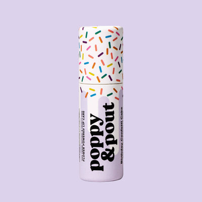 Lip Balm | Purple Birthday Confetti Lip Balm | Poppy & Pout