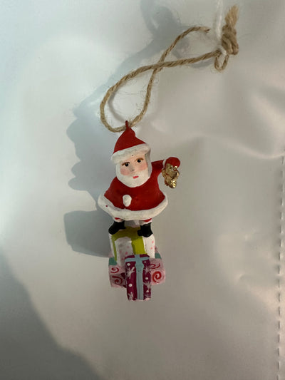 Christmas Ornament | Mini Santa - assorted | One Hundred and 80 Degrees