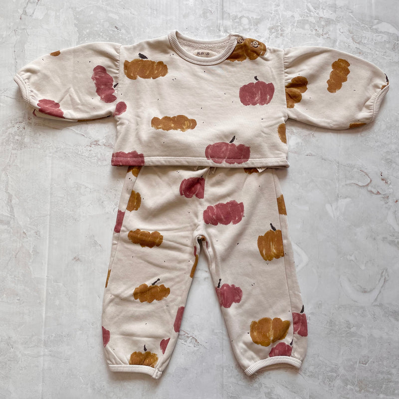 Baby Girl Sets | 2 PCS: Pumpkin- Pink | Play Up